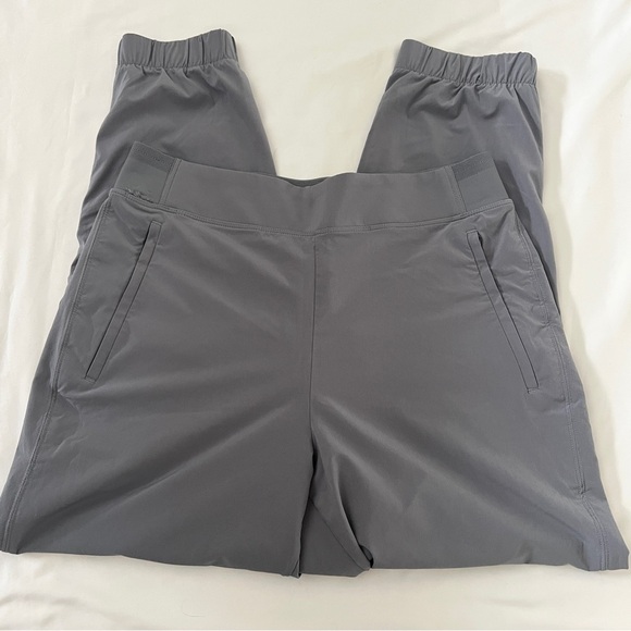 Athleta zip up joggers women’s size 6 petite gray - Picture 2 of 7